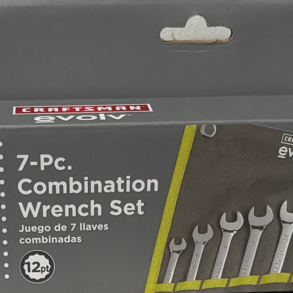Craftsman Evolve 7 pc Metric 12 pt. Combination Wrench Set 12352 w/Roll Up Pouch